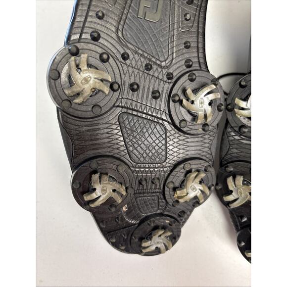 FootJoy Tour Alpha Black Leather Spiked Golf Shoes SIZE 11.5 M main image 9